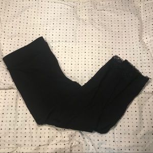 Torrid Lace Cuff Cropped Leggings